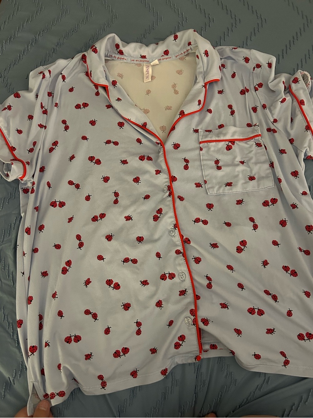 Button Down Matching Pajama Set